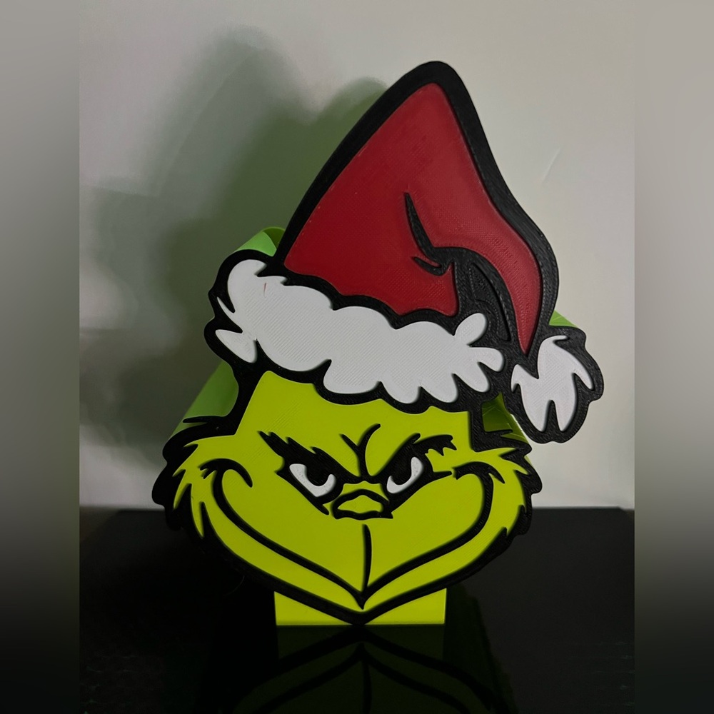 Santa Mr Grinch for Bath & Body Works soap holder
